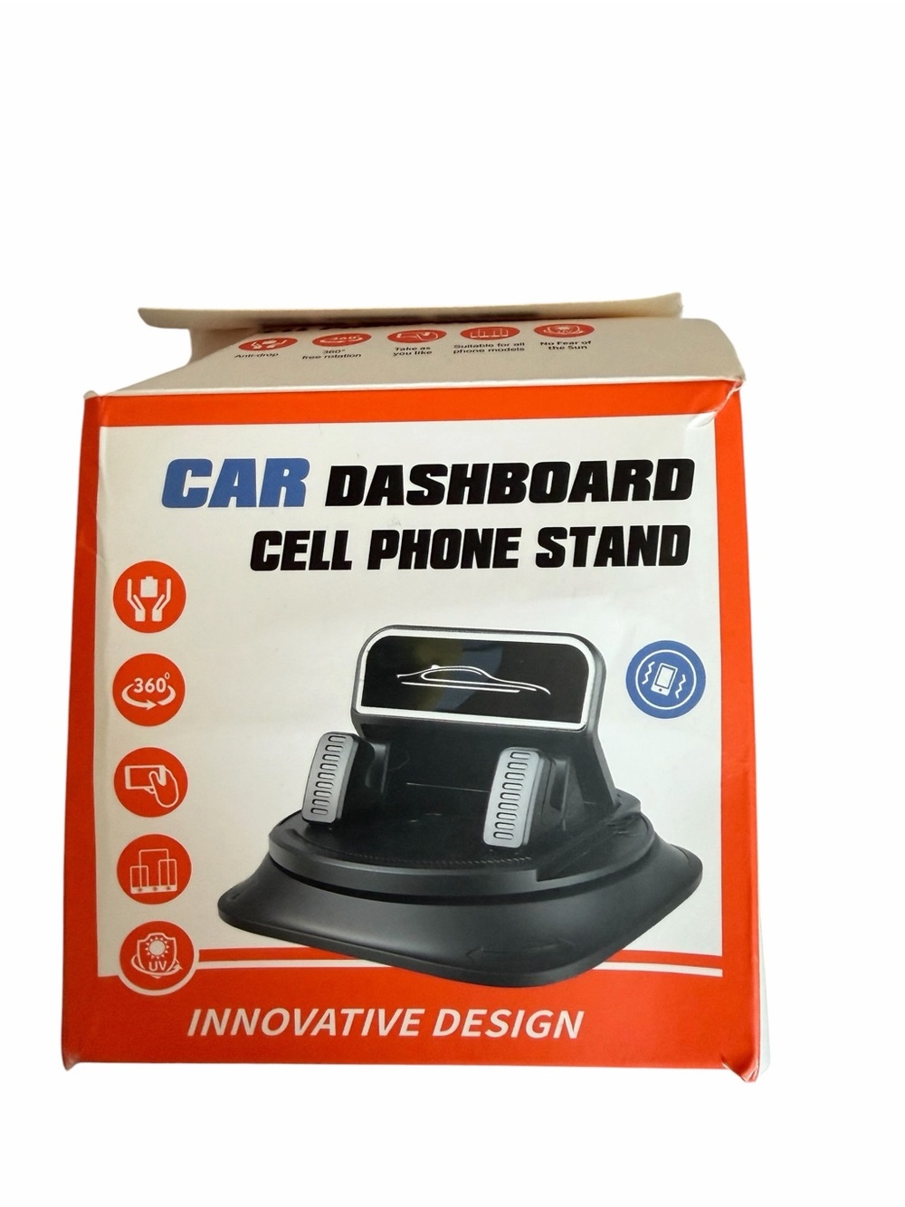 Universal 360° Car Dashboard Phone Holder Stand Anti-Slip Cell Phone Mount New